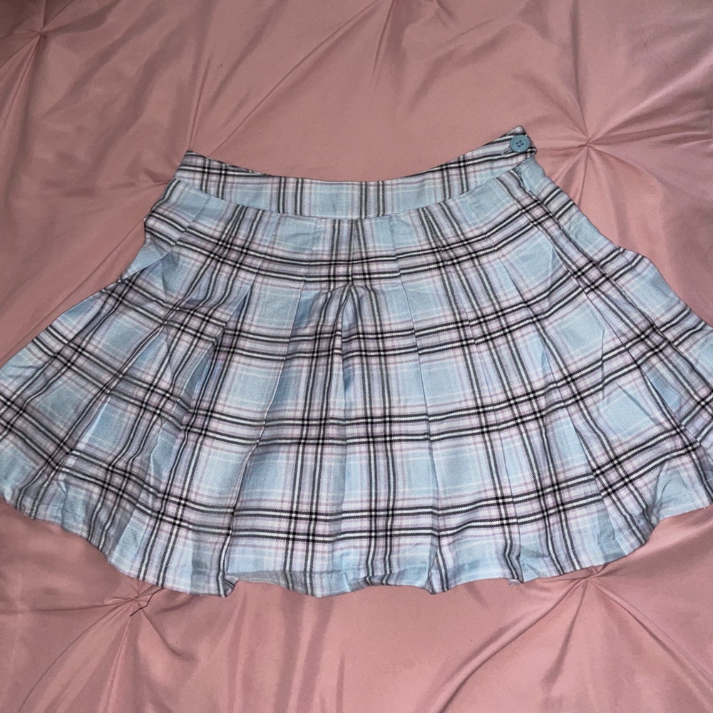 Plaid Skater Girl Skirt